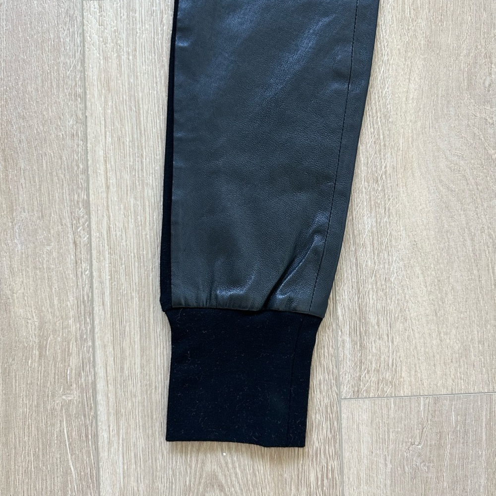 Vince Black Leather Leggings - Picture 6 of 8